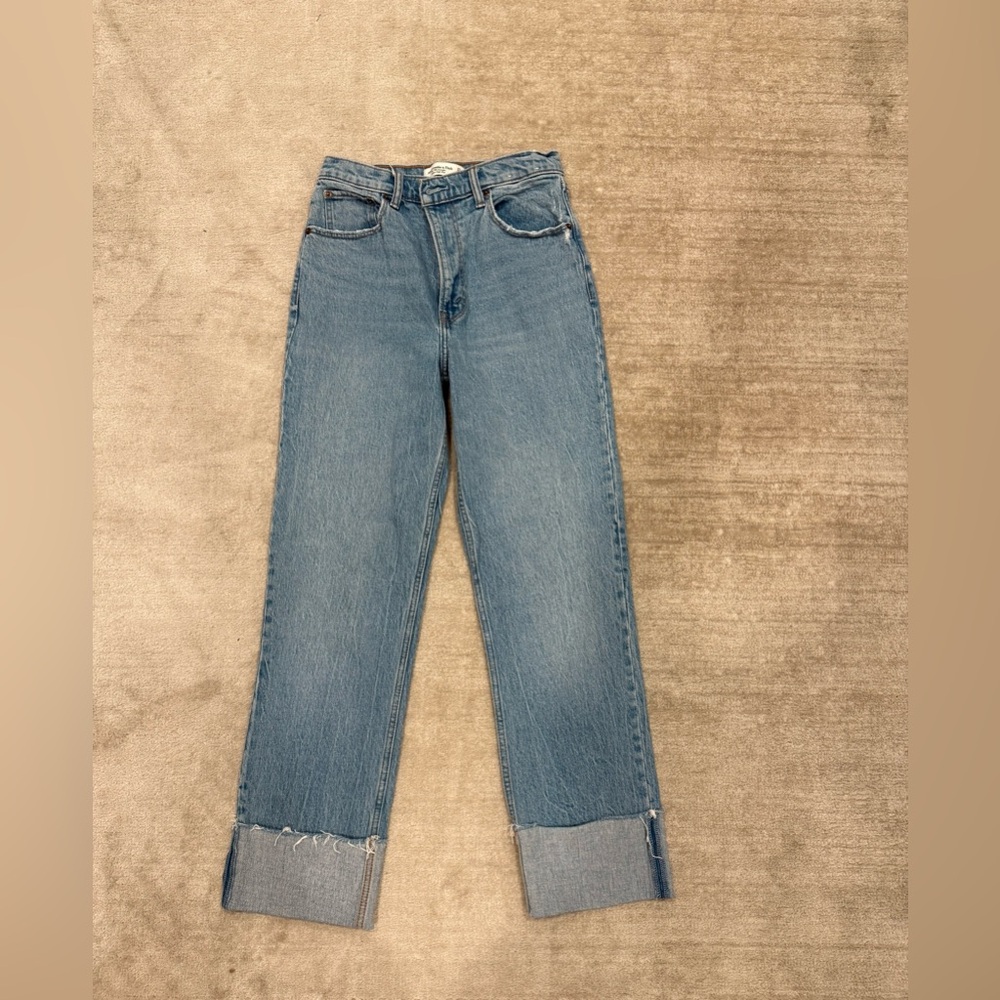 Abercrombie & Fitch Light Blue Straight Leg Jeans